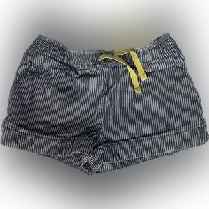Mini Boden Cuffed Drawstring Girls Jean Shorts (6)